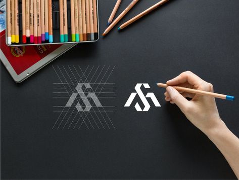 MS monogram logo Ms Monogram Logo Design, Ms Monogram Logo, Ms Logo Design, Sm Monogram, Ms Monogram, Illustrator Tricks, Ms Logo, Tile Logo, Sm Logo