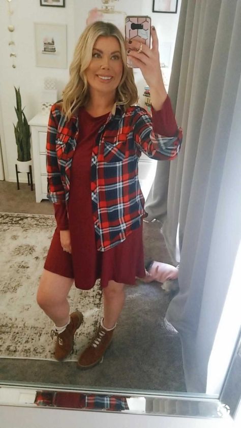 Flannel and dress http://liketk.it/3splb @liketoknow.it #liketkit #ltkstyletip #ltksalealert #ltkunder50 #ltkunder100 Dress With Flannel, Jacket With Dress, On Trend Outfits, Trend Outfits, Flannel Jacket, Places To Shop, Affordable Fashion, Budget Friendly, Put Together