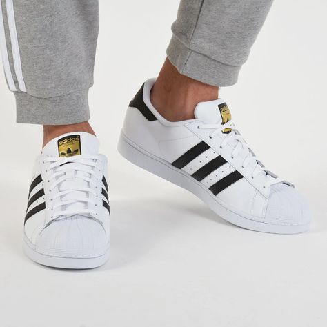 Adidas Super Star Mens White And Black Strip Shoes Good Condition Size 11.5 Super Star Adidas Outfit Men, Super Star Adidas, Strip Shoes, Adidas Super Star, Adidas Outfit Men, Adidas Superstar Outfit, Cozy Streetwear, Adidas Super, Outfits Hombre