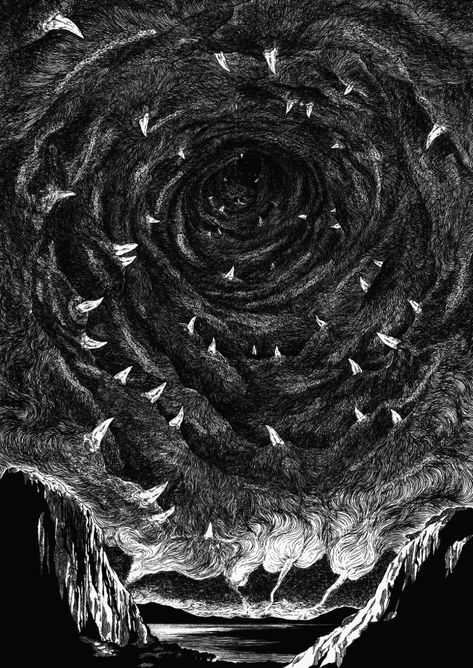 Untitled Amino Themes, Profile Dark, Lovecraftian Horror, Dark Aesthetics, Illustration Styles, Eldritch Horror, Cthulhu Mythos, Cosmic Horror, Occult Art