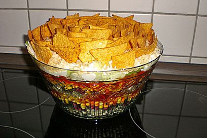 Nacho-Salat, finden alle gut Nacho Salat, Nacho Salad, Halloween Snacks For Kids, Menu Sarapan Sehat, Pumpkin Vegetable, Healthy Halloween Treats, Healthy Halloween Snacks, Pumpkin Spice Recipe, Breakfast Specials