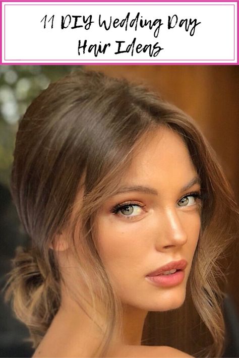 Summer Hair Inspiration, Hottest Haircuts, Wedding Day Hair, Wedding Hair Styles, Diy Your Wedding, Wedding Hairstyles For Medium Hair, Fall Wedding Hairstyles, Diy Wedding Hair, Wedding Hairstyles Tutorial