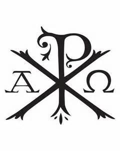 Original symbol for Jesus Christ. Greek KH = Chi Rho = Khristos = Jesus the Messiah = the alpha and omega. Chi Rho Tattoo, Catholic Tattoos, Catholic Symbols, Christ Tattoo, Filipino Tattoos, Chi Rho, Religious Tattoos, Geniale Tattoos, Greek Tattoos