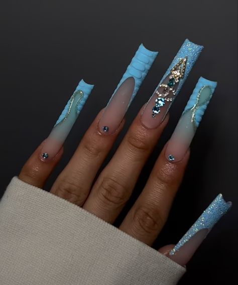 Honey Nails, Girl Maintenance, Xxl Nails, Lilac Nails, Long Acrylic Nail Designs, Diy Acrylic Nails, Nails Design With Rhinestones, Classy Acrylic Nails, Long Acrylic Nails Coffin