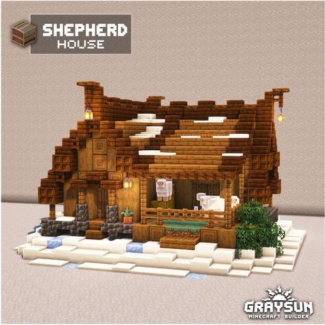 Minecraft Snowy Village Ideas, Winter Castle Minecraft, Minecraft Spruce Village Ideas, Minecraft Snowy Builds, Minecraft Villager Trading Hall Ideas, Log Cabin Minecraft, Minecraft Village Houses, Nordic Village, Minecraft Barn