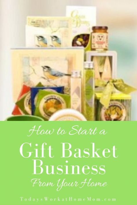 If you are creative and like to make gifts for others, then a home-based gift basket business might be right for you. Learn the steps to get started here. Business Gift Baskets, Gift Basket Business, Make Gifts, A Gift Basket, 3d Printing Education, Food Business, Small Business Ideas, Starting Your Own Business, Work From Home Moms