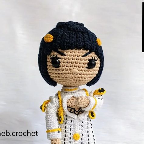 Jojo Bizarre Adventure Crochet, Crochet Jojo Bizarre, Jjba Crochet, Crochet Plushies, Fun Crochet, Crochet Inspo, Fun Crochet Projects, Artist On Instagram, No Matter How