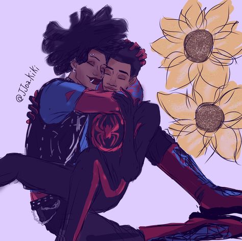 JjoaKiki 🌈✏✨ on Twitter: "Ayyy 💕💕💕✏terminado #PunkFlower #HobieBrown #MilesMorales #SpiderManAcrossTheSpiderVerse #SpiderVerse #DigitalArtist #fanart https://t.co/EIPUXwZEIc" / Twitter Miles And Hobie Fanart, Hobie X Miles Ship, Miles X Hobie, Hobie X Miles, Punkflower Fanart, Art Spiderman, Hobie Brown, Spiderman Miles, Spaider Man