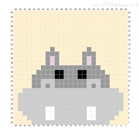 Hippo Cross Stitch, Crochet Key Cover, Brick Stitch Patterns, Crochet C2c Pattern, C2c Crochet Pattern Free, Crochet Coasters Free Pattern, Tiny Cross Stitch, Crochet Wall Hangings, Pixel Crochet