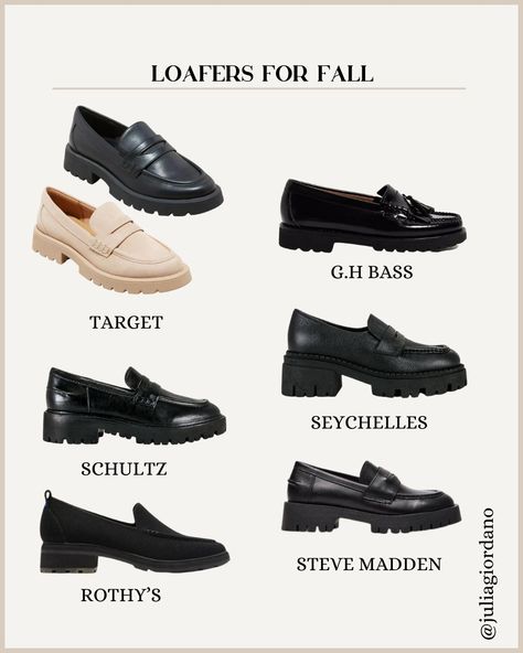 Fall Shoes Black, Chunky Loafers Street Styles, Loafers Fall Outfit, Chunky Loafers Women, Fall Fashion Teacher, Loafers Women Outfit, Loafers Street Style, How To Style Loafers, Loafers For Women Outfit