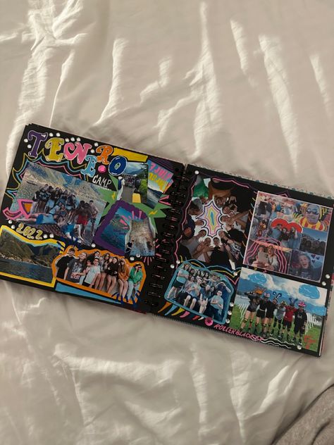 scrapbook memories teen life teenlife scrapbook diy memorybook creative A3 Scrapbook Ideas, Picture Book Ideas Memories, Photo Album Scrapbooking Memories, 2024 Scrapbook Cover, Picture Memory Book, Picture Album Ideas, Picture Scrapbook Ideas, Photo Scrapbook Ideas, Scrapbook Ideas For Friends