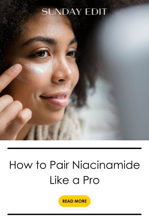 Calling all Niacinamide lovers! If you’re a big fan or want to learn more, read on to find out why this all-star ingredient is loved in the skincare community and how to pair it with others to achieve the best results. #sundayriley #sundayedit #Niacinamide #Niacinamidebenefits #vitaminb3 #b3 #B3NiceSerum #BeNiceToYourSkin #sundayrileyb3nice #sundayrileyniacinamide Niacinamide Benefits, Scalp Serum, Sunday Riley, Environmental Damage, Alpha Hydroxy Acid, Broad Spectrum Sunscreen, Even Out Skin Tone, Eye Serum, Bright Skin