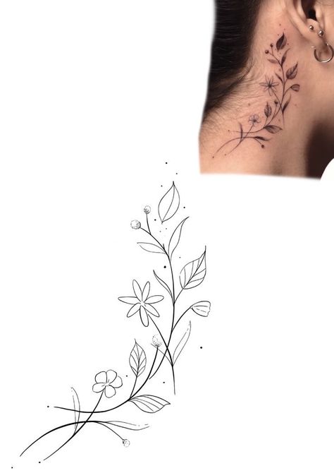 Pinky Tattoo, Flower Neck Tattoo, Tattoos Aesthetic, Baby Tattoo Designs, Small Girly Tattoos, Tattoo Shading, Flower Tattoo Drawings, Aesthetic Tattoos, Mom Tattoo Designs