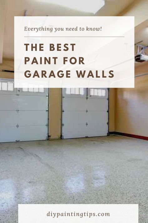 Painting Garage Walls Ideas, Garage White Walls, Best Garage Wall Paint Colors, Best Garage Paint Colors Interior, Painting Inside Garage Walls, Two Tone Garage Walls, Unfinished Garage Walls, Garage Paint Colors Walls Interiors, Best Garage Paint Colors Wall