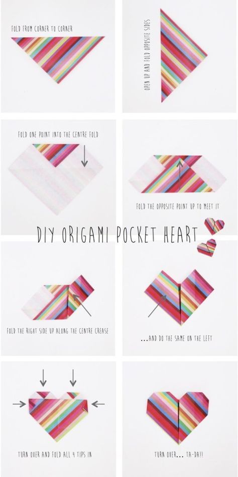 Oragami Ideas Love, Square Paper Origami, Crafts Origami, Origami Heart, Paper Gifts Anniversary, Paper Anniversary, Out Of My Mind, Valentine Ideas, Diy Origami