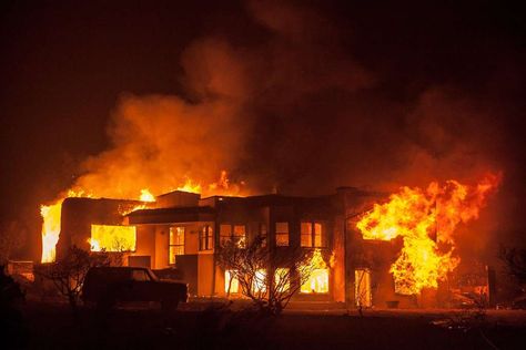 House Burning Down, House On Fire Aesthetic, Burning Tree, Fire Aesthetic, Red Hands, Creepy Cute Fashion, Burning House, Crystal Towers, Wild Fire