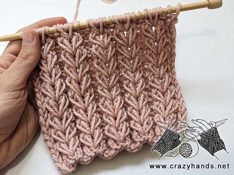 Ribbed 3x2 Knit Stitch Pattern · Crazy Hands Knitting Rib Stitch Knitting, Advanced Knitting, Easy Crochet Stitches, Lace Knitting Patterns, Easy Knitting Patterns, Knit Stitch Patterns, Crochet Stitches Patterns, Hat Knitting Patterns, Bag Crochet