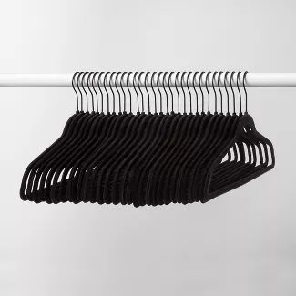 Black Velvet Hangers, Kids Hangers, Shaker Pegs, Non Slip Hangers, Black Hangers, Closet Hangers, Pants Rack, No Closet Solutions, Suit Hangers