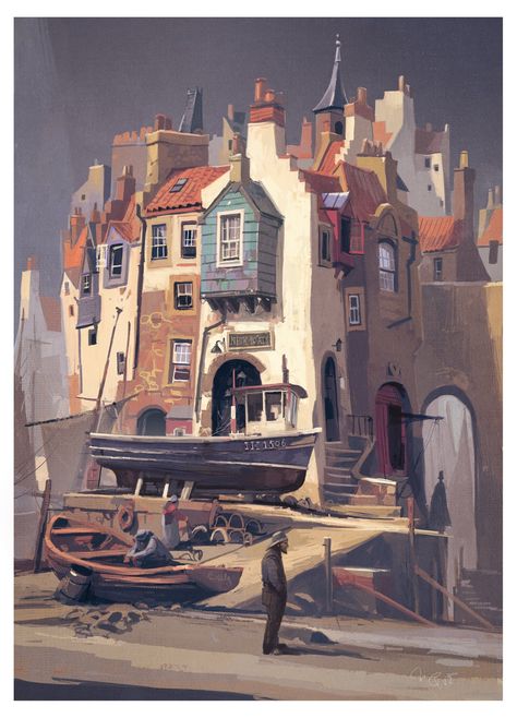 Drawing Setting, Dean Cornwell, Ian Mcque, Environment Sketch, Sketch Background, Disney Netflix, Structure Design, Environment Design, Environment Concept Art