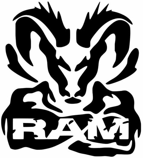 Offroad Stickers, Dodge Ram Logo, Dodge Logo, Jacked Up Chevy, Jacked Up Truck, Ram Tattoo, Rams Head, Aries Tattoo, Truck Mods