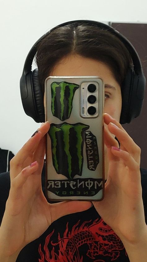 Monster energy case grunge aesthetic case idea alt Monster Energy Phone Case, Monster Can Aesthetic, Energy Ideas, Aesthetic Case, Monster Energy Drink, Teen Fun, Monster Can, Energy Drink, Monster Energy