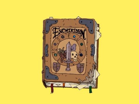 Enchiridion ( bum bum bummmmm) Enchiridion Book Adventure Time, Adventure Time Characters, Cards Art, Tarot Cards Art, Adventure Time, Tarot Cards, Painting Frames, Picture Frame, Vault Boy