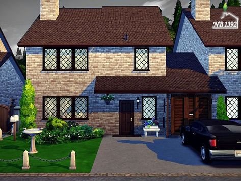 Dursley House, 4 Privet Drive, Harry Potter Houses, Jungle Adventure, Sims Four, Island Living, Romantic Garden, Sims Community, Outdoor Retreat