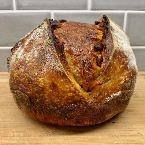 Roasted Garlic and Parmesan Sourdough - Siamese Sourdough Parmesan Sourdough Bread, Garlic Sourdough, Parmesan Bread, Sourdough Loaf, Sourdough Recipe, Dutch Oven Bread, Yeast Bread Recipes, Sourdough Baking, Sourdough Bread Recipe