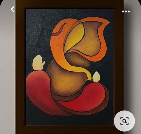 Arte Ganesha, Paint Christmas, Modern Indian Art, Ganesh Art Paintings, Modern Art Canvas Painting, Buddha Art Painting, Artsy Design, Art Indian, Beautiful Art Paintings