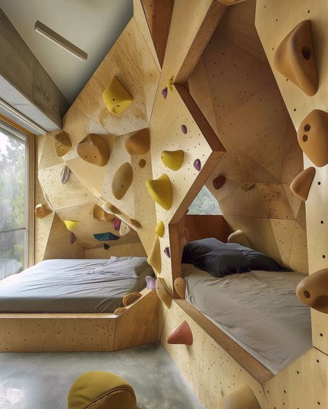 climb house #midjourney #aiart #artificialintelligence #house #climb #climbing #climbing_lovers #bouldering #rockclimbing Home Climbing Wall, Indoor Climbing Wall, Backyard Cabin, Bouldering Wall, Attic Bedroom Designs, Indoor Rock Climbing, Hidden House, Wall Climbing, Small House Interior