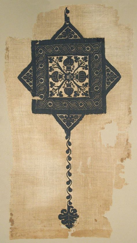 Coptic Art Pattern, Coptic Egypt, Coptic Textiles, Weave Tapestry, Ancient Embroidery, Byzantine Fashion, Coptic Art, Egypt Design, Egyptian Pattern