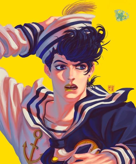 Josuke Higashikata, Jojo's Bizarre Adventure, Link In Bio, No Instagram, Tv, On Twitter, Twitter, Hair