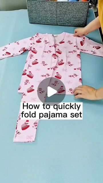 The Folding Hacks on Instagram: "Transform your space with smart storage solutions. Link in bio @thefoldinghacks 🧺🥰! 
How to fold pajamas??🤔#foldingclothes #LifeHack #fold #unitedstates #storage #losangeles" How To Fold Pyjamas, How To Fold Pajama Sets, Traveling Packing, Folding Hacks, How To Fold, Napkin Folding, Folding Clothes, Smart Storage, Travel Packing