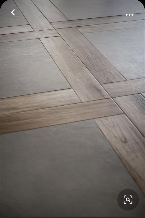 Floor And Tile Combination, Showroom Flooring Ideas, Tiles For Bathroom Flooring, Den Flooring Ideas, Tile Foyer With Wood Floors, Tile Next To Hardwood Floors, Transitional Flooring Ideas, Tile And Wood Floors Combo, Entrance Tiles Entryway