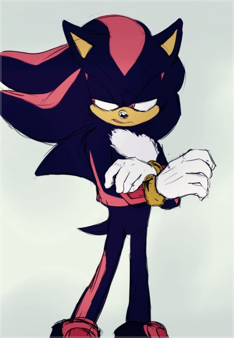 Shadow by Un-Genesis on DeviantArt Maria The Hedgehog, Shadow And Maria, Shadow Sonic, Shadow And Amy, Shadow 2, Sonic Funny, Sonic Franchise, Hedgehog Art, Shadow Art