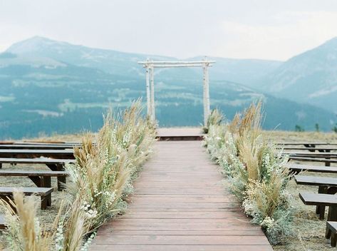 Big Sky Montana Wedding, Big Sky Wedding, Marchesa Wedding Dress, Montana Wedding Venues, Marchesa Gowns, Wyoming Weddings, Montana Mountains, Romantic Wedding Ceremony, Big Sky Montana