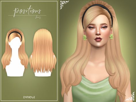 [EnriqueS4] Positions Set | EnriqueS4 on Patreon Sims 4 Cc Ariana Grande, 1960 Hair, Ariana Grande Makeup, Sims 4 Decades Challenge, Ariana Grande Hair, 60s Hair, Pelo Sims, Free Sims 4, Sims 4 Mm Cc