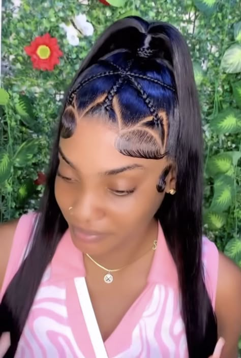 Elegant Half Up Half Down Hairstyles, Lace Wig Styles, Curly Wig Hairstyles, Long Ponytail Hairstyles, Short Fluffy Hair, Hairstyles For All Hair Types, Long Ponytail, Hairstyle Ponytail, Sleek Ponytail Hairstyles