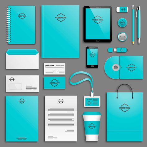 Tips on Creating Consistent Branding Online and Offline Corporate Identity Mockup, Corporate Gifts Business, Brand Merchandise, Corporate Gift Baskets, Corporate Id, Restaurant Logo, Corporate Identity Design, Gift Business, Client Gifts