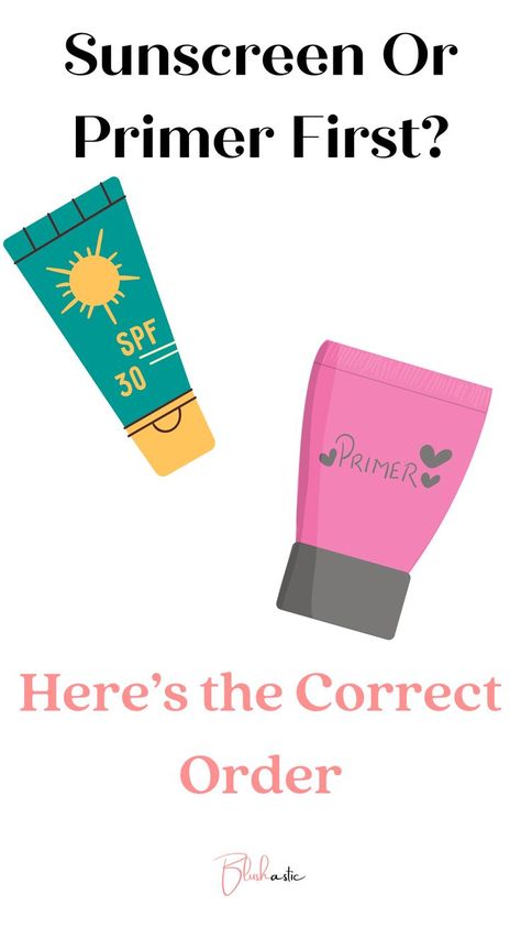 The age-old debate of applying sunscreen or primer first has a verdict finally. The perennial question burning the skincare wizards appears to give them relief today. Do you know how? Well, you get to know that soon. The correct order of makeup application drives all the difference. Here, we will demystify the eternal dilemma of applying Sunscreen Or Primer First. Sunscreen Before Or After Makeup, Primer Or Sunscreen First, When To Apply Sunscreen On Face, Order Of Makeup Application, Order Of Makeup, Chanel Primer, Order To Apply Makeup, Best Makeup Primer, Applying Sunscreen