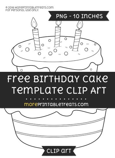 Free Birthday Cake Template - Clipart Birthday Cake Template, Birthday Bulletin Boards, Birthday Bulletin, Bunny Templates, Birthday Cake Pictures, Cake Templates, Free Preschool Worksheets, Bible School Crafts, A Birthday Cake