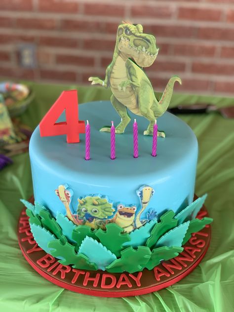 Big Dinosaur Cake, Dino Four Birthday Cake, Dinosaur Fourth Birthday Cake, Gigantosaurus Birthday Cake, Dinasour Volcano Birthday Cakes, Dinosaur Cakes, Dinosaur Birthday Cakes, 4th Birthday Cakes, Dinosaur Cake