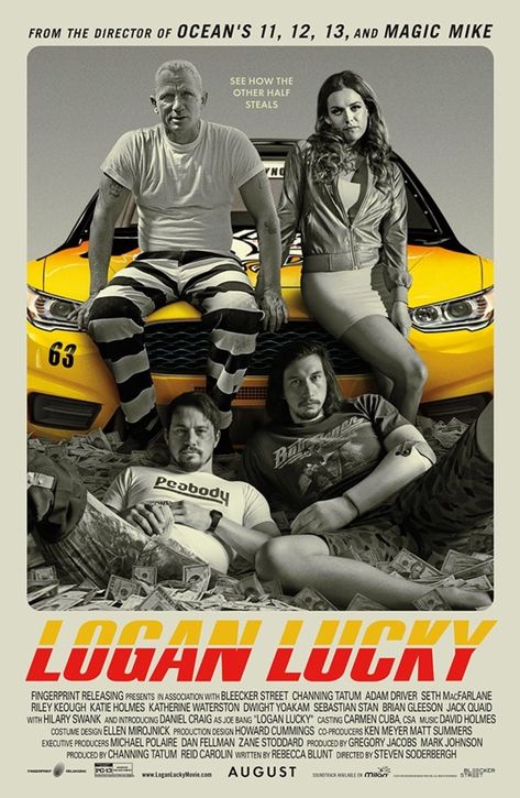 38. Logan Lucky Brian Gleeson, Logan Lucky, Katherine Waterston, Seth Macfarlane, Free Tv Shows, Course Automobile, Magic Mike, Tv Series Online, Matt Damon