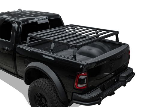 Clear your bed space and still haul your adventure gear and toys over your Ram bed with this Ram 1500/2500/3500 6' 4" (2009-Current) Slimline II Top-Mount Load Bed Rack Kit that installs on top of the side channel of the load bed. Diy Truck Bed Rack, Overland Build, Bulletproof Clothing, Bed Rack, Flatbed Truck, Truck Beds, Rock Guard, Pickup Trucks Bed, Access Panels