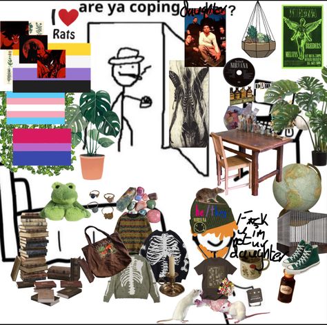 Goblincore Boy, Cavetown Outfits, Goblin Grunge, Cavetown Aesthetic Outfits, Trans Outfits Ftm, Trans Ftm Outfits, Trans Nonbinary, Cavetown Aesthetic, Goblin Core Outfit