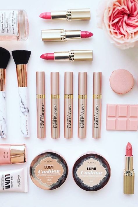 8 L’Oréal Makeup Products Every Beauty Junkie Should Own Lumi Loreal, Loreal Makeup Products, Basic Makeup Kit, Dark Circles Makeup, Expensive Makeup, Loreal Makeup, Beauty Advisor, Basic Makeup, Lashes Beauty