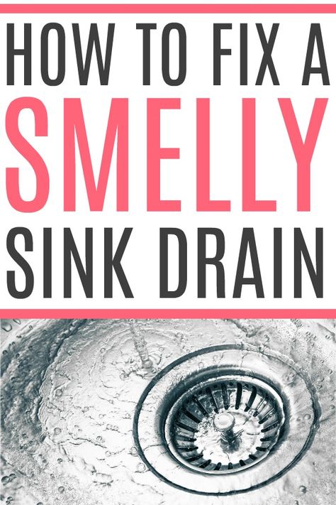 Kitchen Drain Smell, Smelly Sink Drain, Sink Drain Smell, Cleaning Sink Drains, Smelly Sink, Diy Drain Cleaner, Smelly Drain, Sink Drain Cleaner, Clean Kitchen Sink