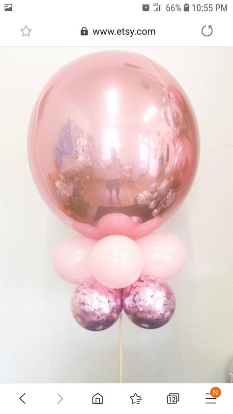 Purple Confetti, 5 Balloons, Rose Gold Confetti, Mini Balloons, Rose Gold Balloons, Balloon Kit, Pink Confetti, Balloon Centerpieces, White Balloons