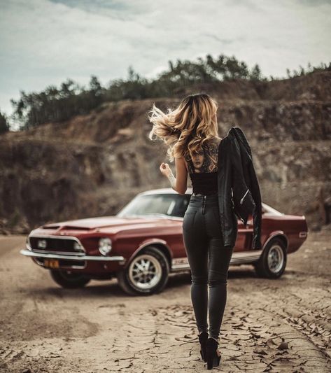 MAX-e-DOODLE Mustang Photoshoot, Car Photo Shoot, Girls In Cars, Classic Car Photoshoot, Mustang Girl, Car Modeling, Car Shoot, Car Photoshoot, Airplane Art