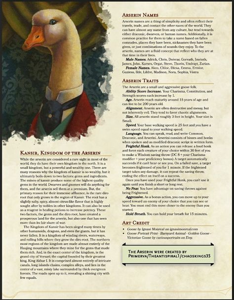 Dnd 5e Races, Homebrew Races, 5e Races, Dungeons And Dragons Races, D D Races, Dnd Stats, Dnd Homebrew, Dnd Classes, Dungeon Master's Guide